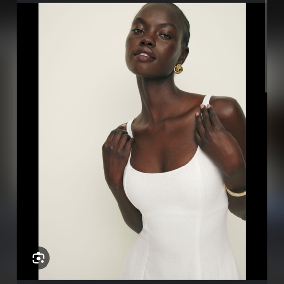 Reformation White Midi Dress - Picture 3 of 13